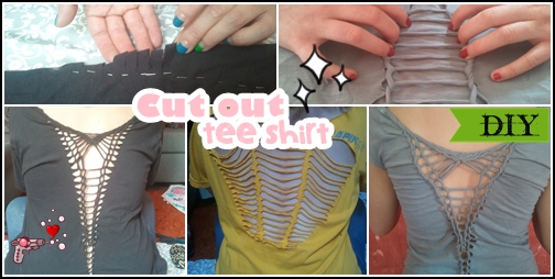 cut out tee shirt tutorial